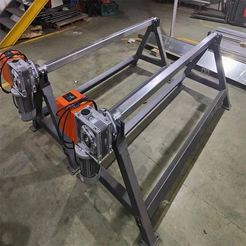 Conveyor Belt Winding And Unwinding Device